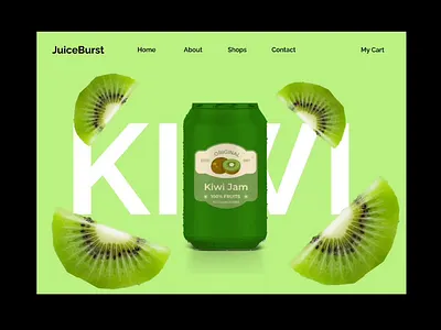 JuiceBurst app design designer figma photoshop ui ux webdesign website