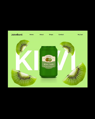 JuiceBurst app design designer figma photoshop ui ux webdesign website