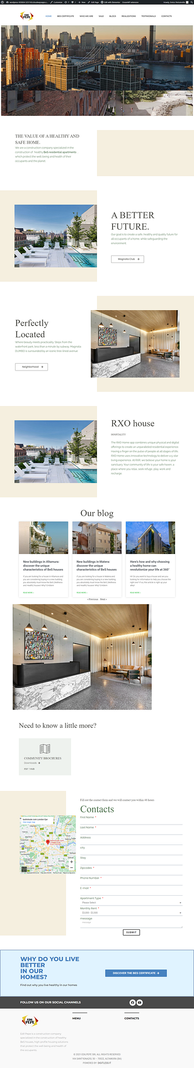 Blog Home page design By Elementor Wordpress app design elementor elementor designer web page design wordpress wordpress designer