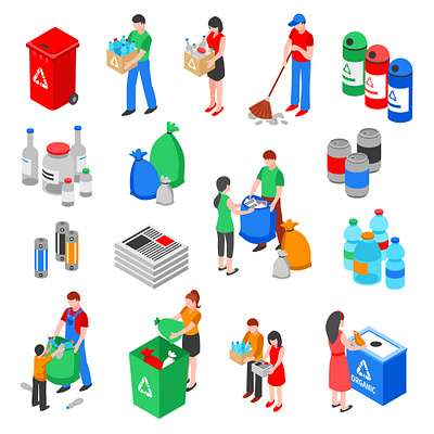 Rubbish Removal Graphic icons and Media Designed for Client graphic design