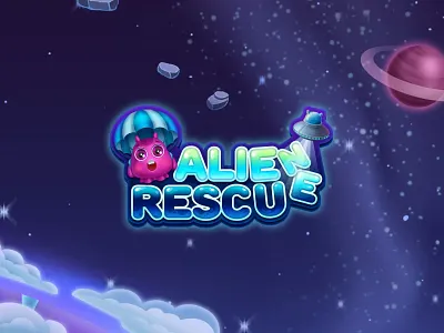 Alien Rescue 2d animation app art cartoon casual design illustration logo sci fi space ui ux