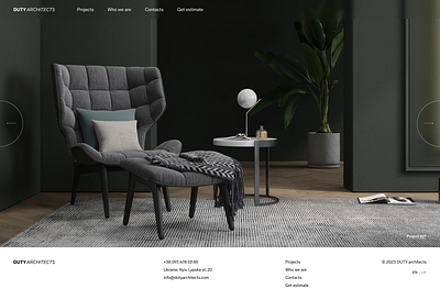 Website for Interior design studio concept desktop figma gallery home page inspiration interior design studio ui ux web webdesign