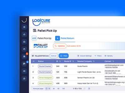 Reverse Logistics freightech logistics product design ui design