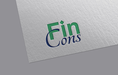 LOGO of Financial Consalting blue branding consalting finance graphic design graphic designer green logo