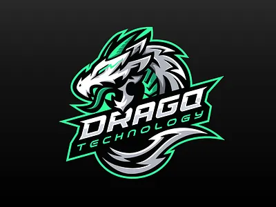 Cyborg Dragon Logo Mascot For DRAGO TECH branding coding team design dev team dragon dragon logo dragons esport esportlogo gamer gaming illustration mascot mascot logo sport sport team sports stream team logo tech logo