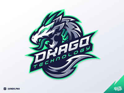 Dragon Logo Mascot For DRAGO TECH branding coding team design dev team dragon dragon logo dragons esport esportlogo gamer gaming illustration logo mascot sport sport team sports stream team logo tech logo