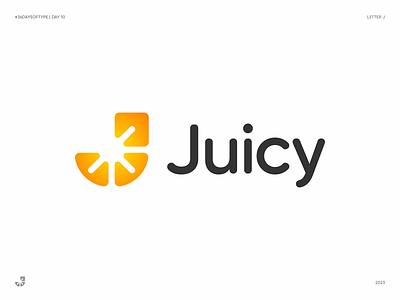 J for Juicy. 36 Days of Type. Day 10 36 days of type branding ecommerce fitness food fruit gradient graph health icon identity juice letter j lettering logo marketing medical medtech nutrition piechart