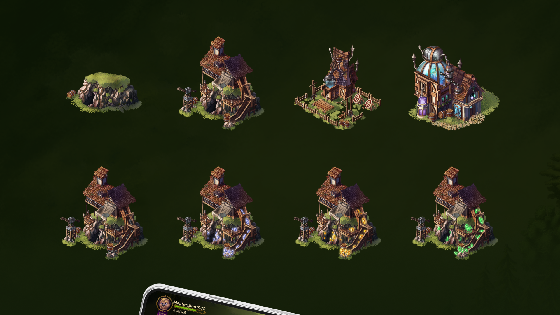 NFT Game 2d animation app building casual design illustration isometric map nft ui ux
