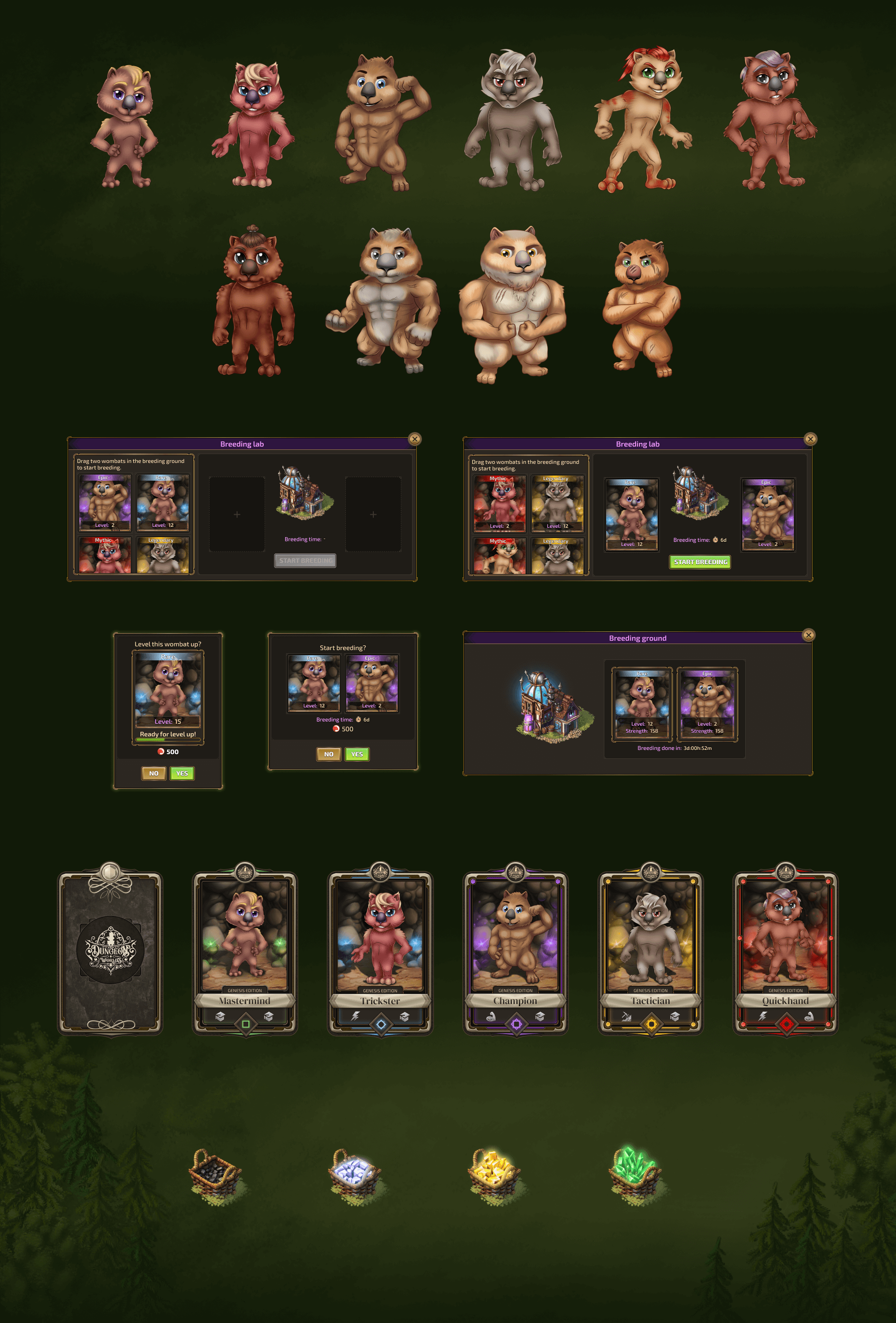 NFT Game 2d animation app branding building casula characters design graphic design illustration isometric logo nft ui ux