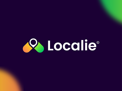Localie (for sell) abstract branding data export flat logo geometric google maps identity localie location logo map mark modern pin pointer symbol technology