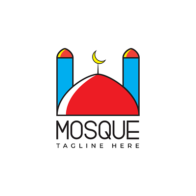 Mosque - Logo Design (Unused ) best logo brand identity branding creative graphic design logo logofolio modernlogo vector