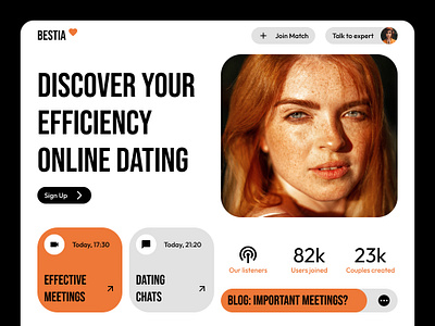 Website for online dating app concept dating design desktop figma graphic design illustration interface online project ui ux web