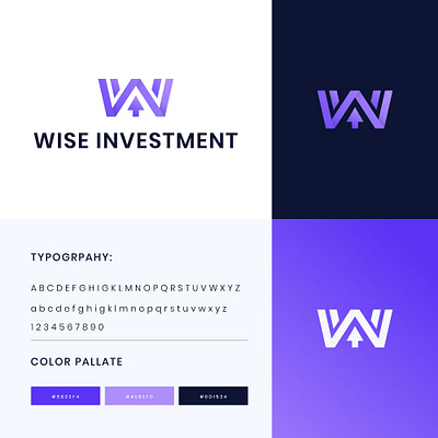 Wise investment logo design branding financial graphic design inspiration investment logo modern logo popular