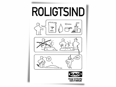 ROLIGTSIND manual 2022 graphic design illustration mock procreate