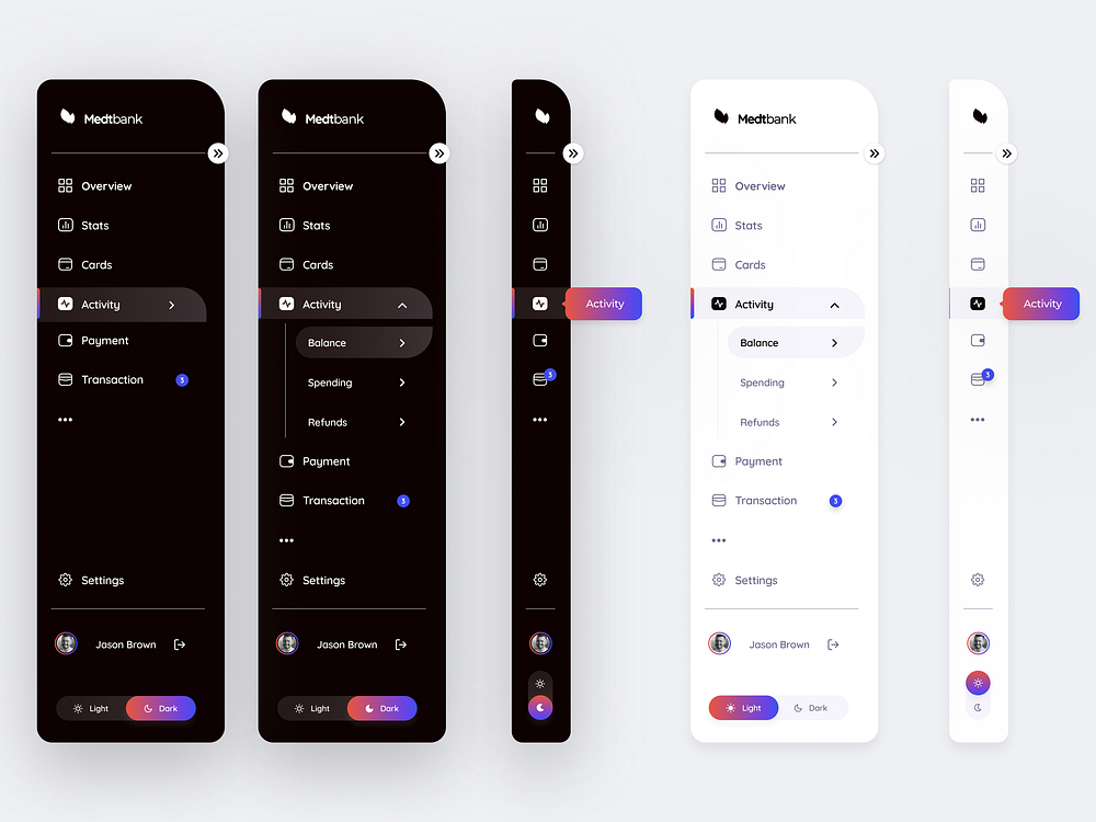 Navigation Side Bar designs, themes, templates and downloadable graphic ...
