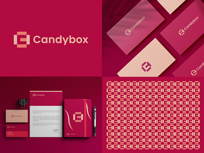 candybox logo branding c logo candy custom logo design icon identity illustration logo logo mark minimalist