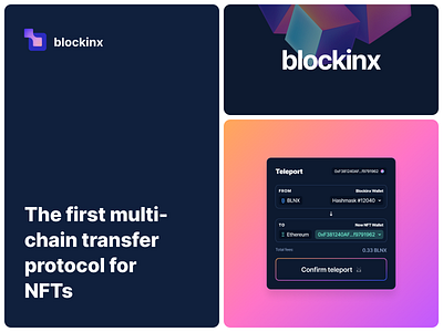 Blockinx Branding blockchain branding crypto logo