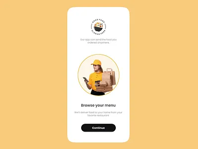 Animated Onboarding Screen animated onboarding animated onboarding design animation design food delivery food onboarding foodapp onboarding scrolling onboarding ui uiux ux