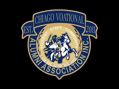 CHICAGO VOATIONAL Logo Design character design logo design logofolio vector
