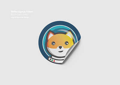 Logo & Character design Shiba Space animation branding logo