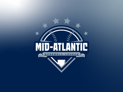 Mid-Atlantic Baseball League baseball branding design esport league logo sport sports team vector