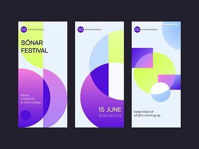 Event Teaser android animated animation branding design desire agency event festival geometry graphic design identity illustration ios motion motion design motion graphics music social stories teaser