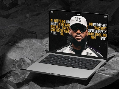 Website redesign | LeBron James basketball concept creative hero landing page lebronjames minimal nba sport ui ux webpage website yellow