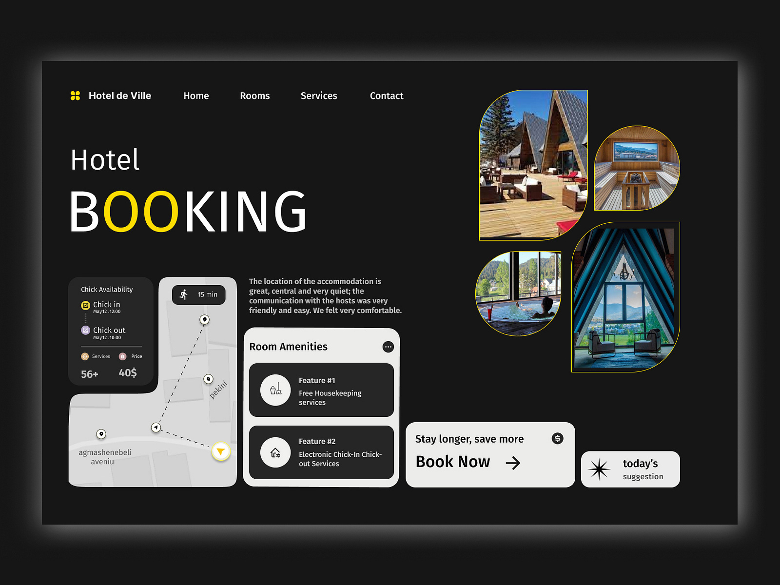 hotel booking website design