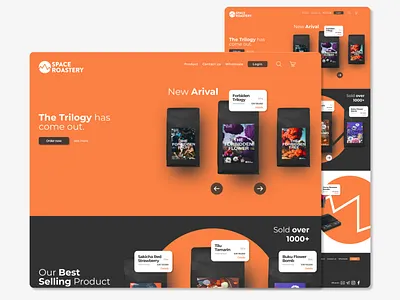 Space Roastery Re-Design ui