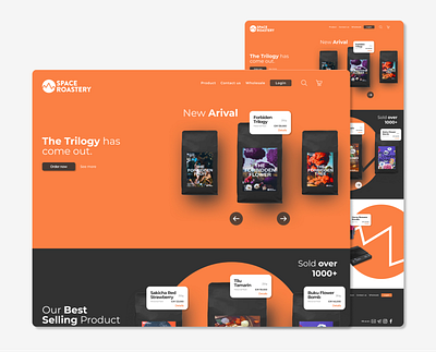 Space Roastery Re-Design ui