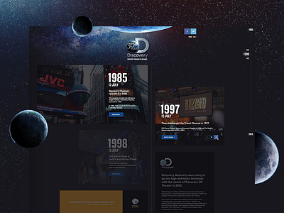 30th Anniversary – Discovery ui uiux ux www