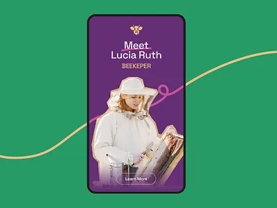Look & Feel - Traceabeelity bee beekeper bees brandidentity branding earth green identity purple screen ui uiux ux