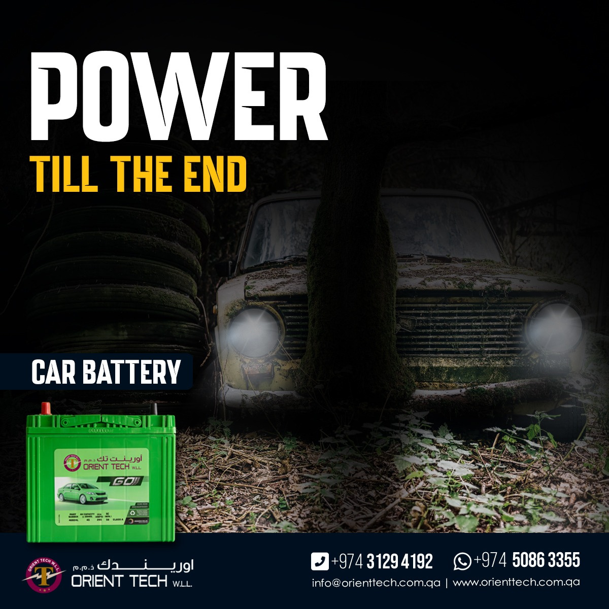 Battery Replacement in Doha Qatar's Best Choice by Orient tech on