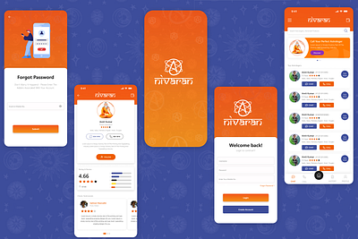 Nivaran Astrologer app design figma mobile app photoshop sketch ui