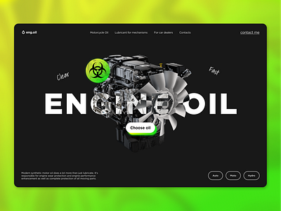 Engine oil adobe illustrator branding design graphic design illustration logo neon oil photoshop typography ui ux vector
