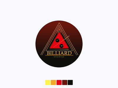 Logo for a billiard club app branding design graphic design illustration logo typography ui ux vector