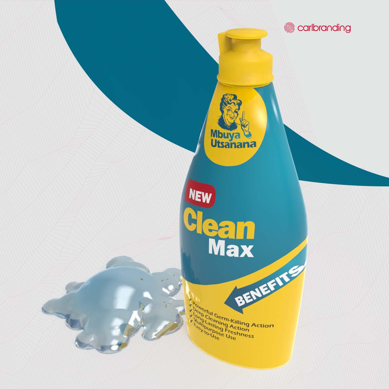 Detergent Packaging Design by Carl Branding on Dribbble