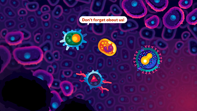 Kurzgesagt - Don't forget about us 2d after effects cell human body illustration immune system kurzgesagt motion design motion graphics particles science
