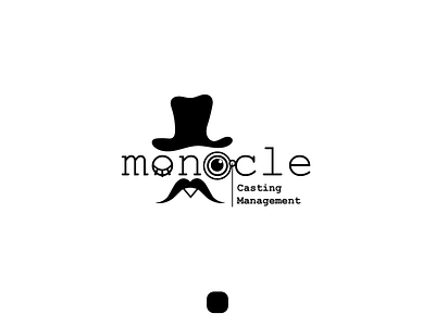 Monocle Logo app company logo design graphic design illustration logo monocle logo typography ui vector