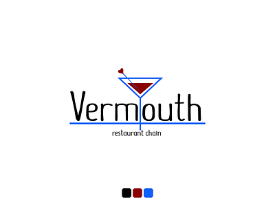 A logo for a restaurant a logo for a restaurant app branding design drinks graphic design illustration logo typography ui vector vermouth