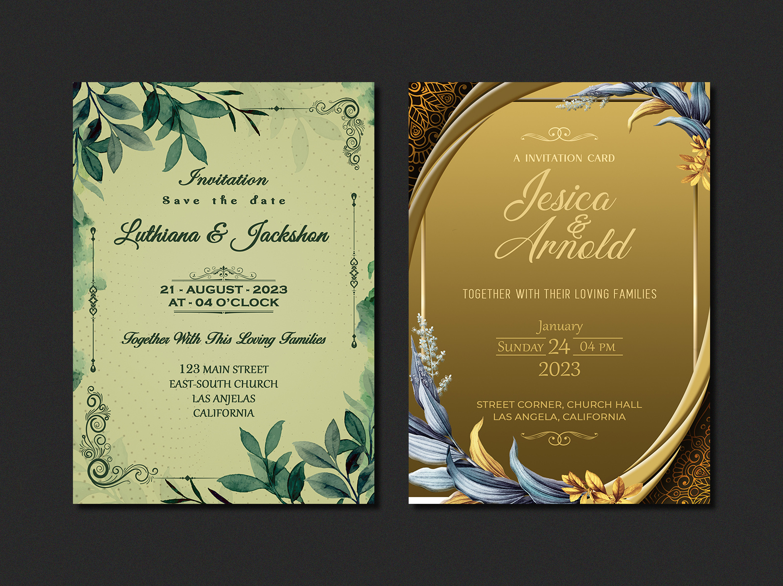 Birthday Invitation Card Design by Anisur Rahman on Dribbble