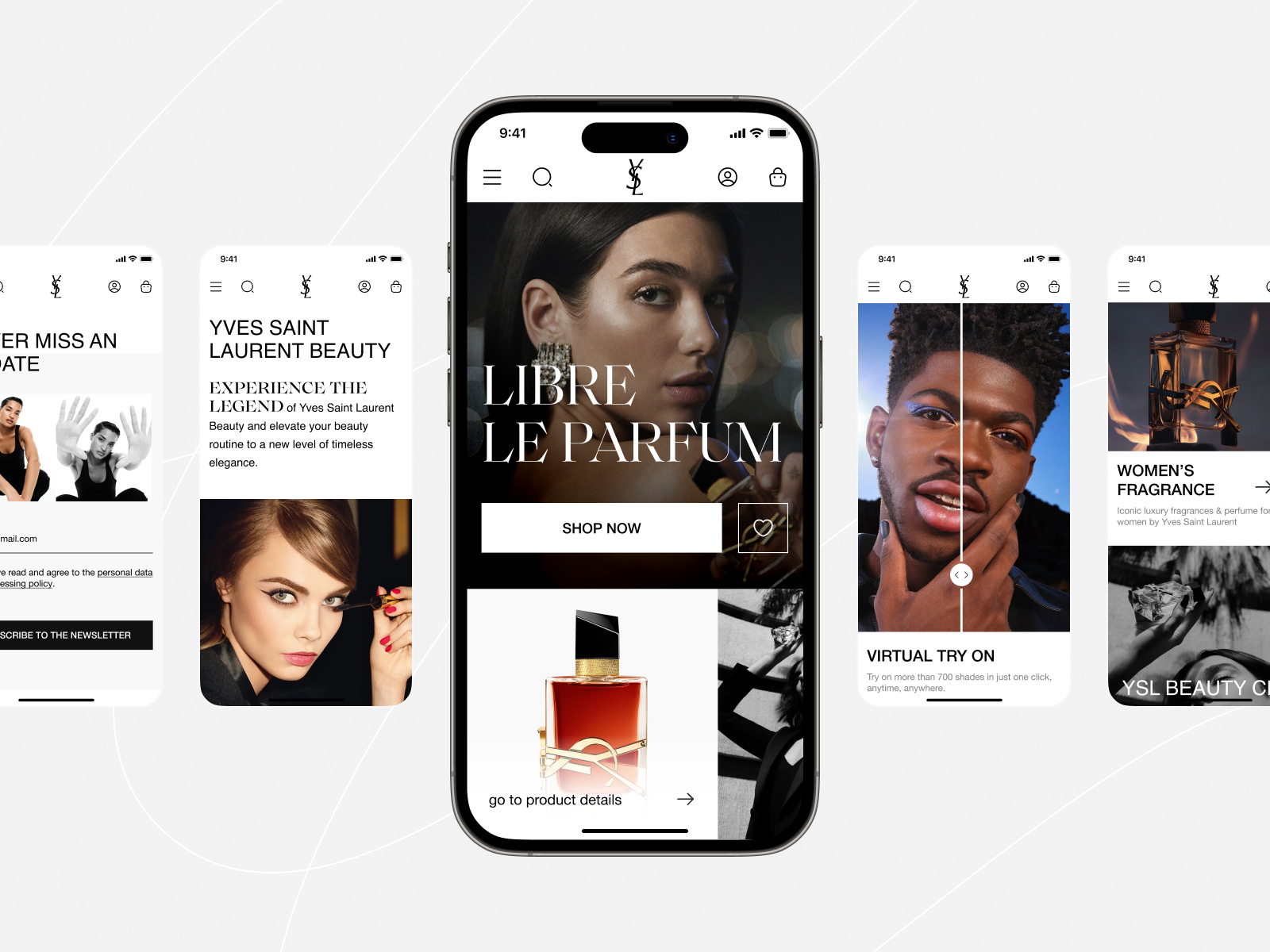 YSL Beauty's Mobile Adaptation Design by Anna Feshchenko on Dribbble