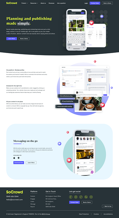 Website Feature Page Templates