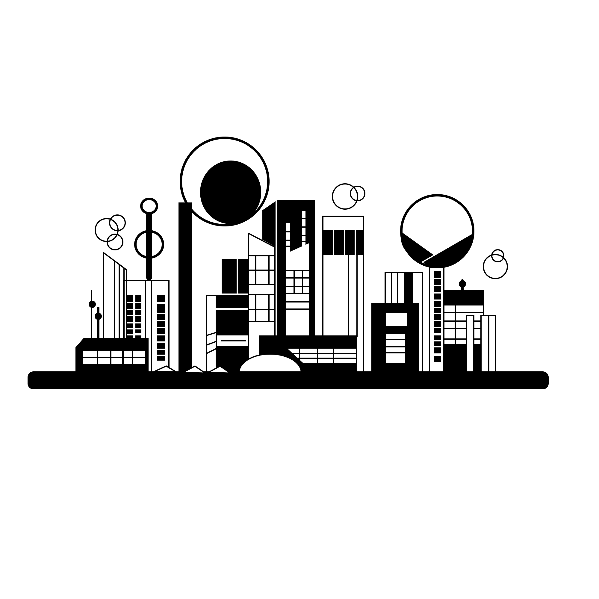 2D Vector City 2d city design figmadesign illustration vector vectorimage