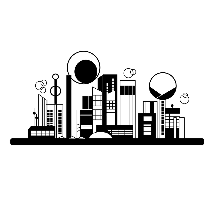 2D Vector City by Rostislav Krisinel on Dribbble