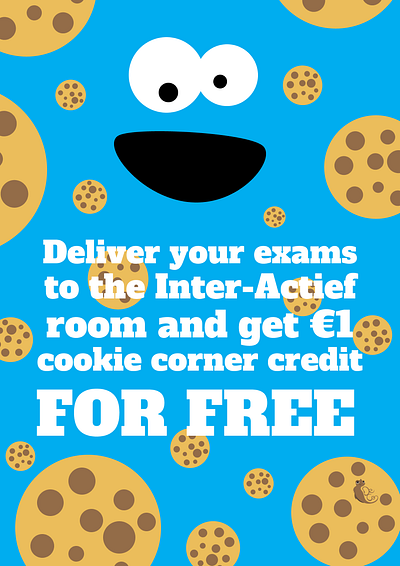 Free Cookie Corner Credit Poster