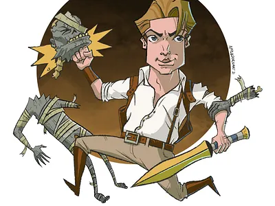 Celebrity Caricature caricature digital art fim humor illustration procreate television