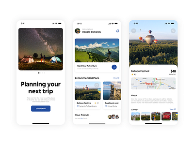 Travel planning application booking dark mode figma ios light mode mobile mobile app traveling ui ui design ux ux design