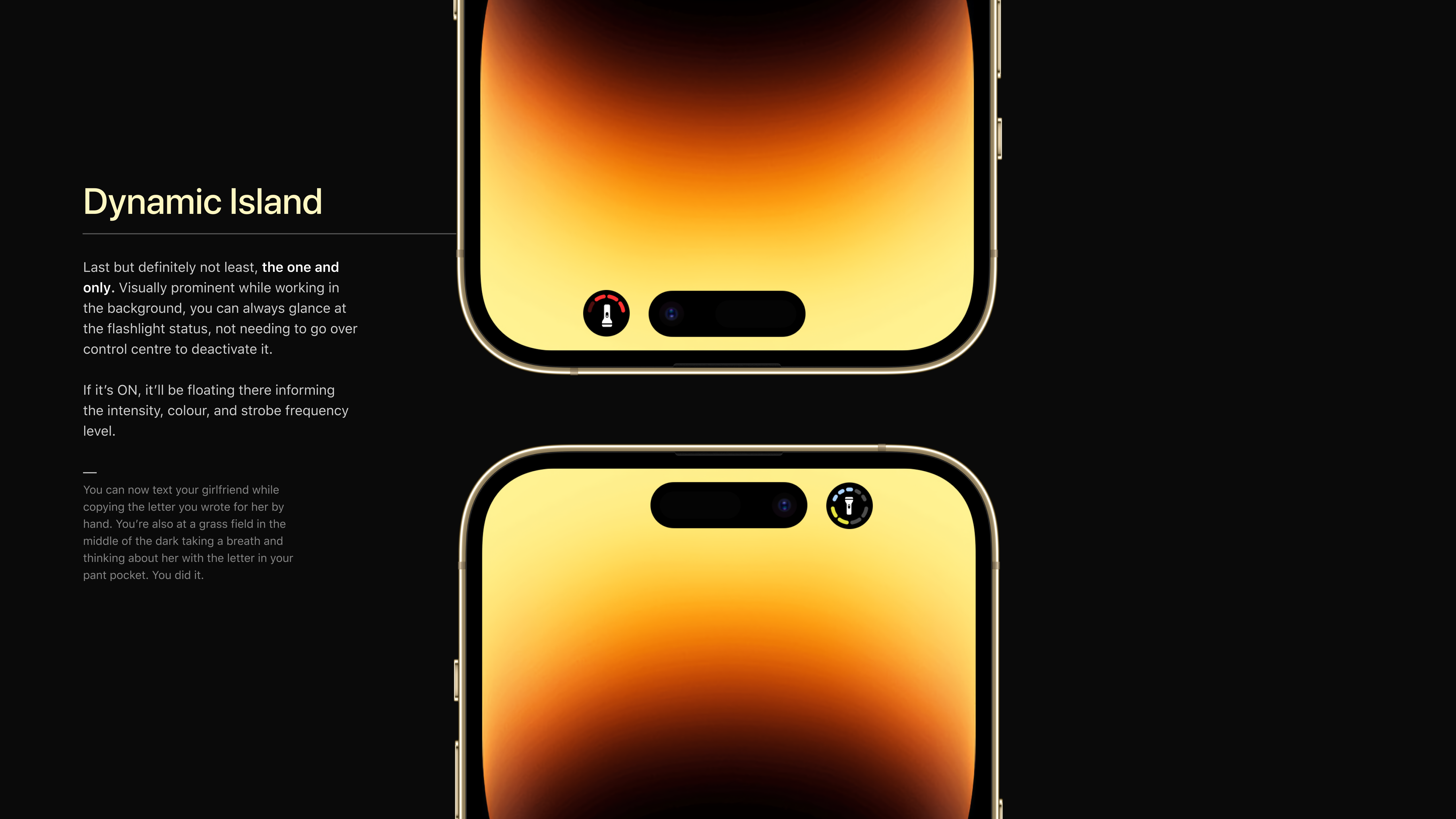 Dynamic Island (interface example)
