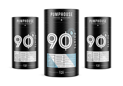 90 Points Rare & Exquisite coffee roast branding clever coffee coffee branding coffee label graphic design label label design lineart modern negative space number packaging packaging design stickers typographic
